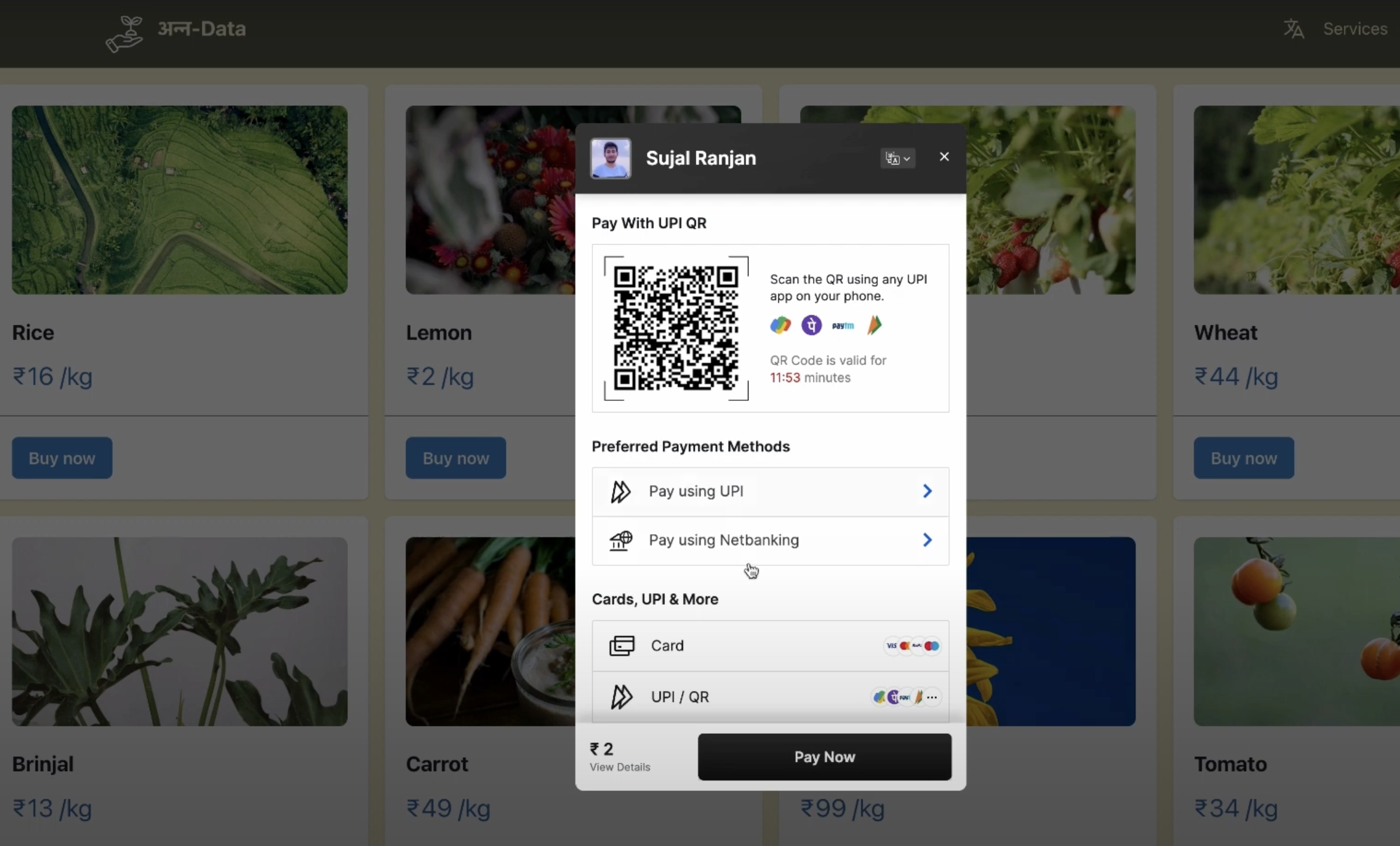 Farmer Marketplace